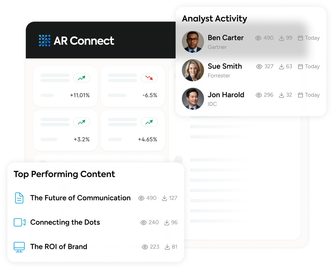 AR Connect - Analyst Portal Software | ARInsights